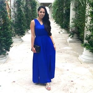 TALL SIZE- Banana Republic Blue Maxi Dress